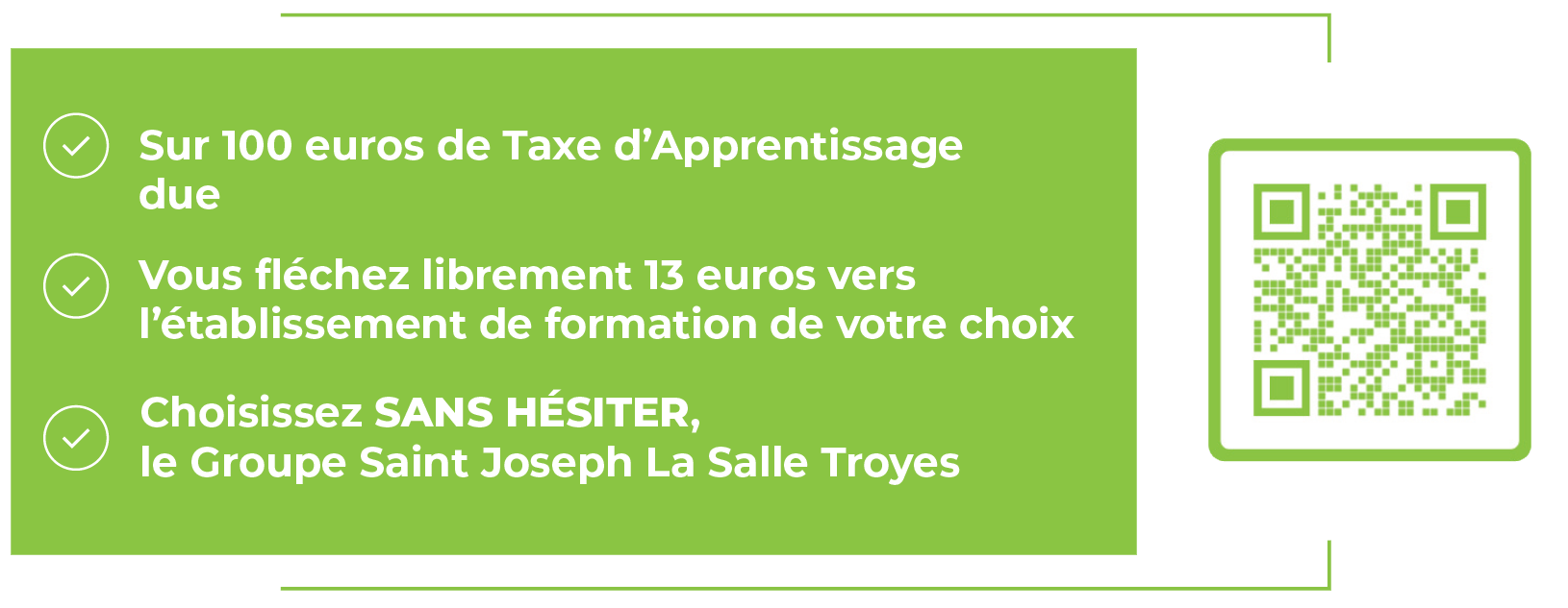 Taxe d'Apprentissage 2023 Groupe Saint Joseph La Salle Troyes