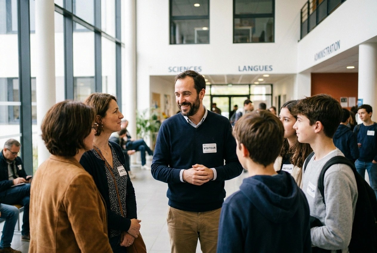 Journees portes ouvertes Saint-Joseph La Salle Troyes - rencontre avec l'equipe pedagogique
